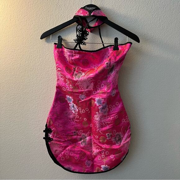 Leg Avenue Other Leg Avenue Brocade Mandarin Collar Mini Dress Hot